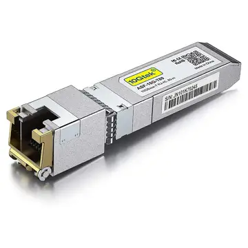 10gbtransiver.webp SFP+ 10GBASE-T 80M COPPER RJ-45 TRANSCEIVER