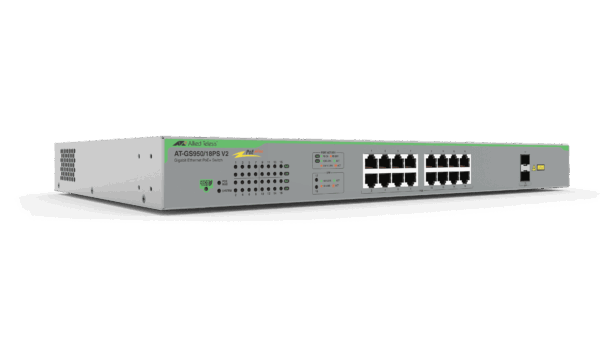 Allied Telesis GS950/18PS V2 16-Port Gigabit PoE+ WebSmart Switch